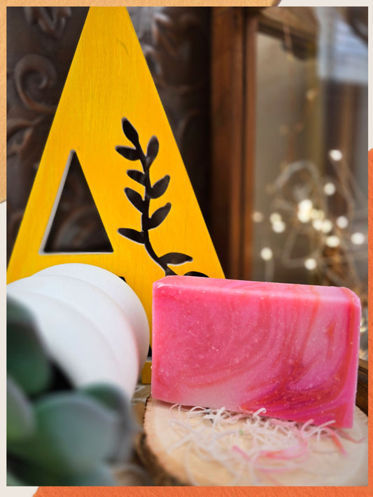 Candy Cane Soap Bar