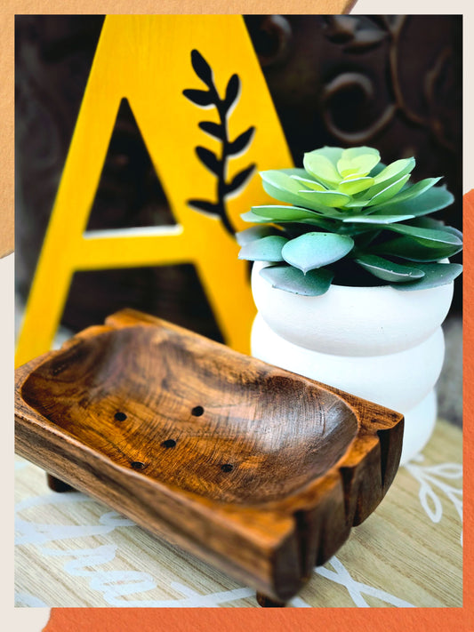 Naturally Wooden Soap Bar Dispenser