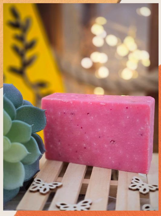Pink Lemonade Scrub Soap Bar